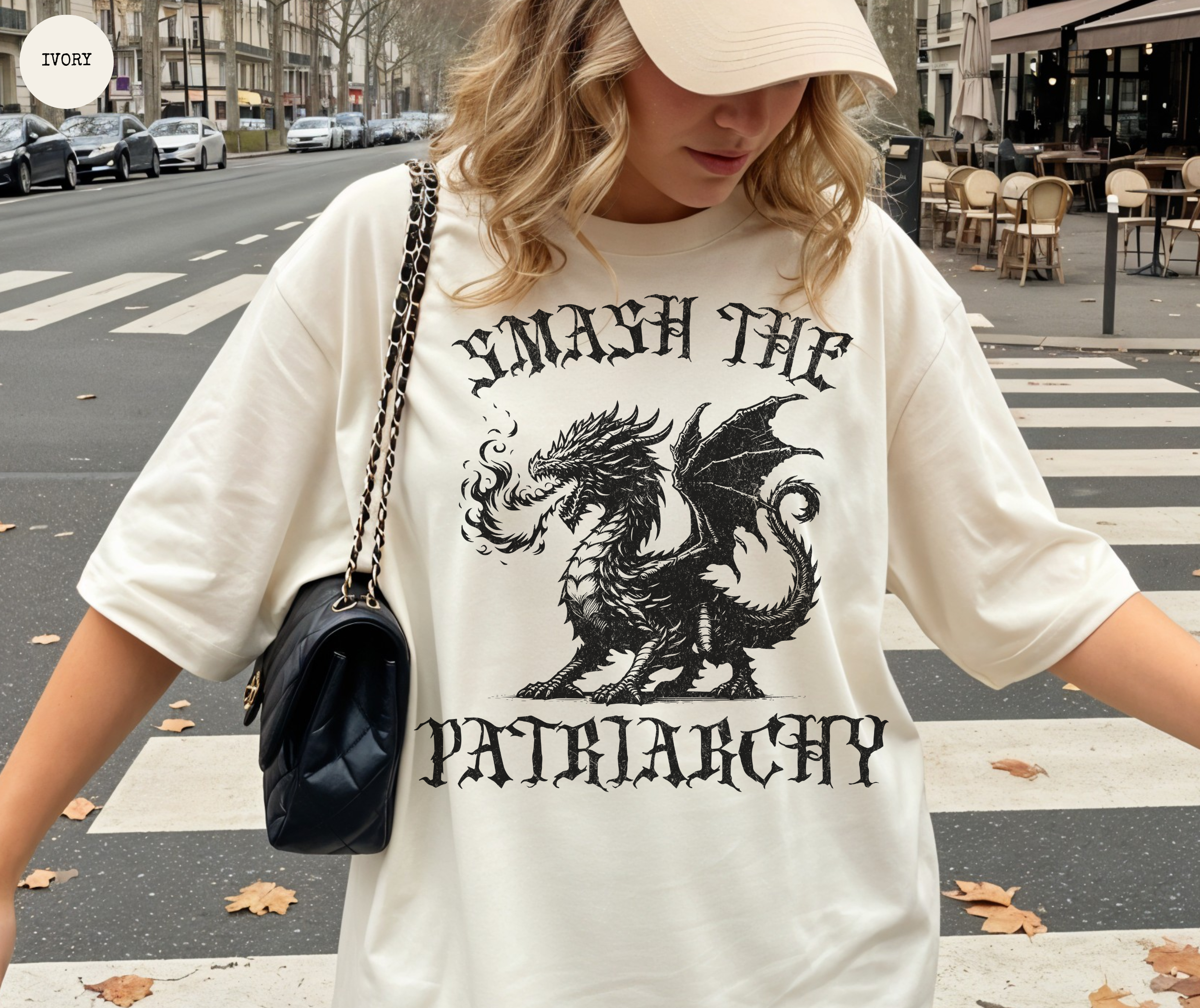 Smash the Patriarchy Dragon T-Shirt