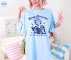 T-shirt Facilement distraite par les chats et les livres