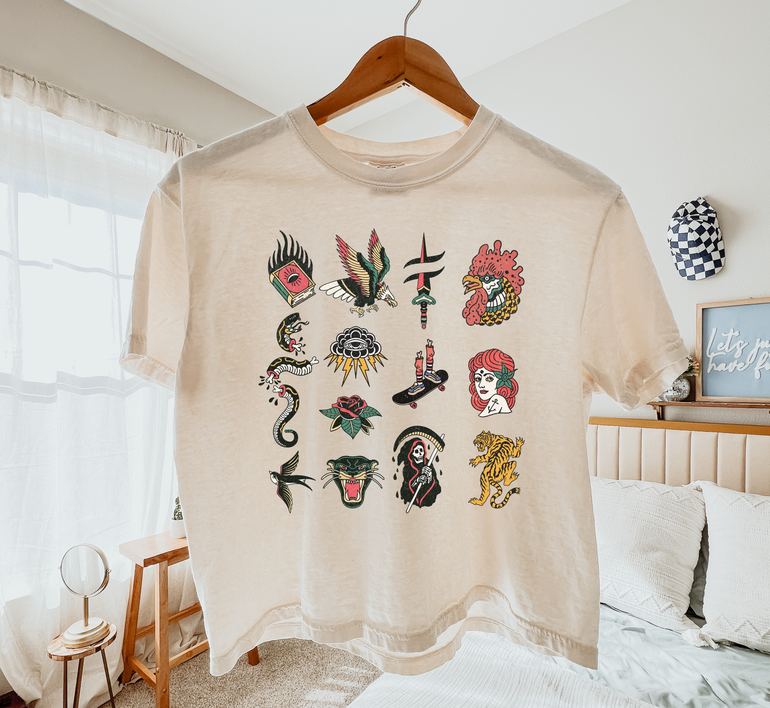 Vintage Tattoo Boxy T-Shirt