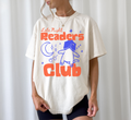Late Night Readers Club Cat T-Shirt