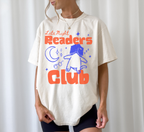 Late Night Readers Club Cat T-Shirt