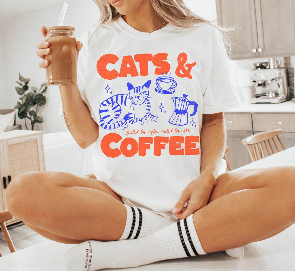 Cats and Coffee T-Shirt