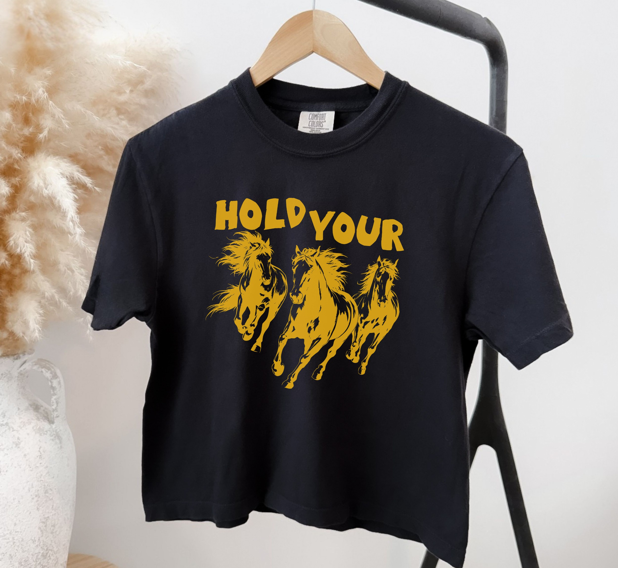 Hold Your Horses Boxy T-Shirt