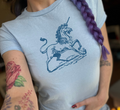 Medieval Unicorn Baby Tee