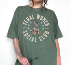 T-shirt Club Social Femmes Sauvages