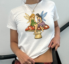 Medieval Fairies Mushroom Baby Tee