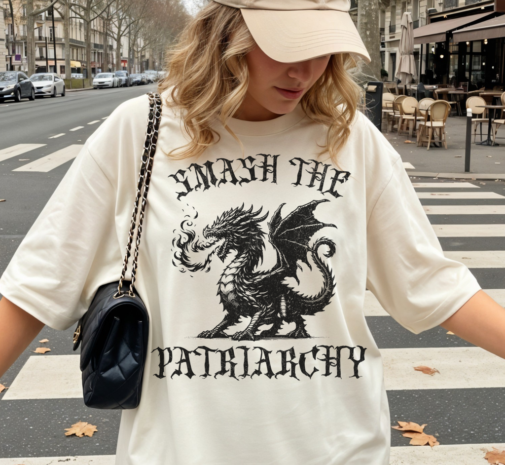 Smash the Patriarchy Dragon T-Shirt