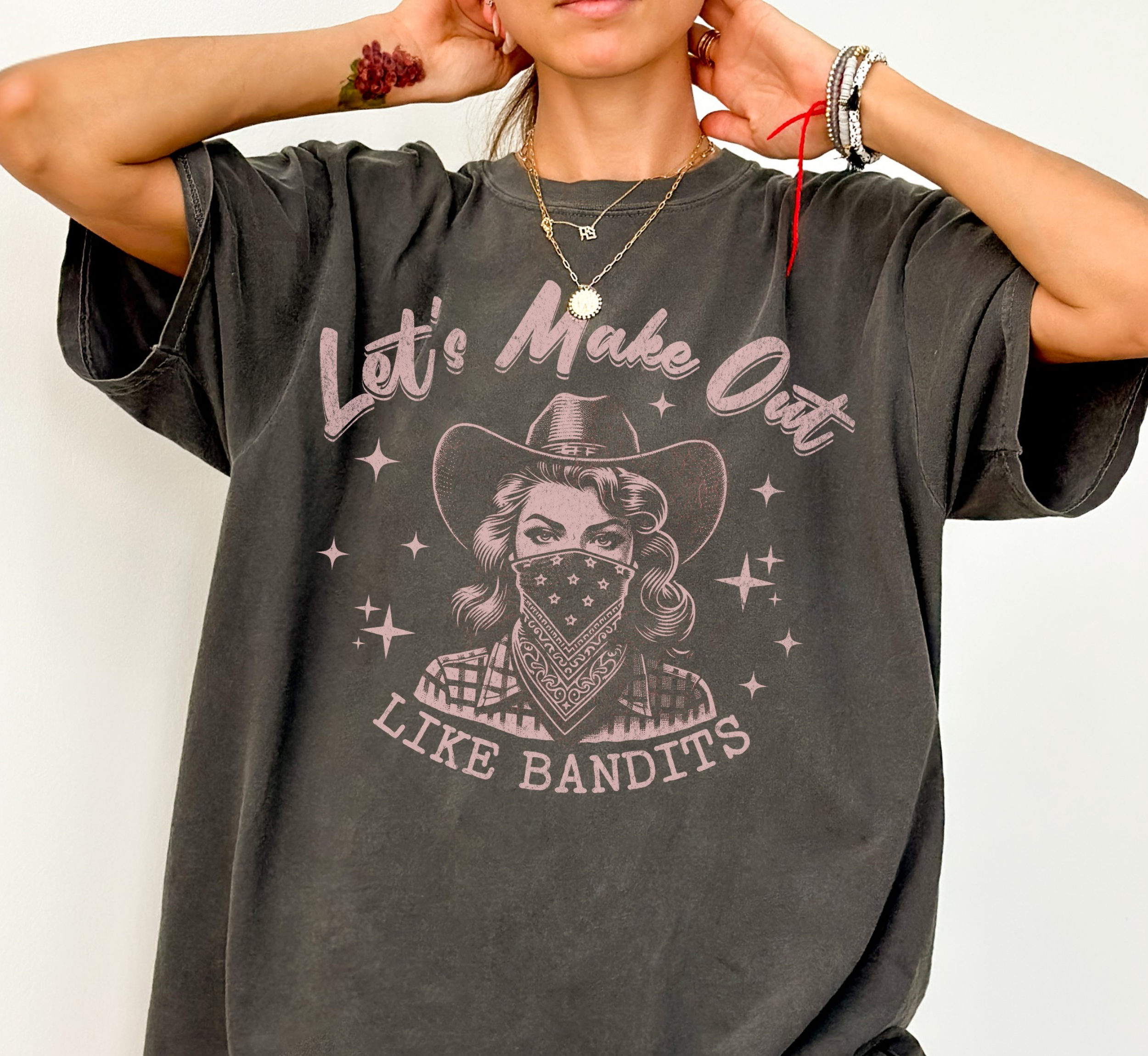 Let's Make Out Like Bandits Cowgirl T-Shirt