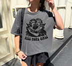 T-shirt ample "Kiss More Girls Vampire"